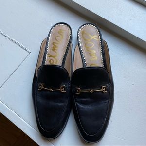 Sam Edelman Linnie Bit Mule Black Leather